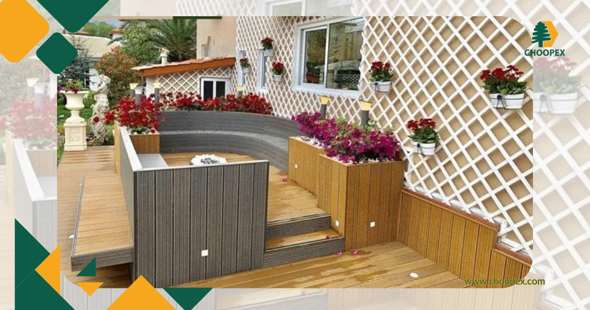 گیاهان و گل های تزئینی برای تراس بزرگ