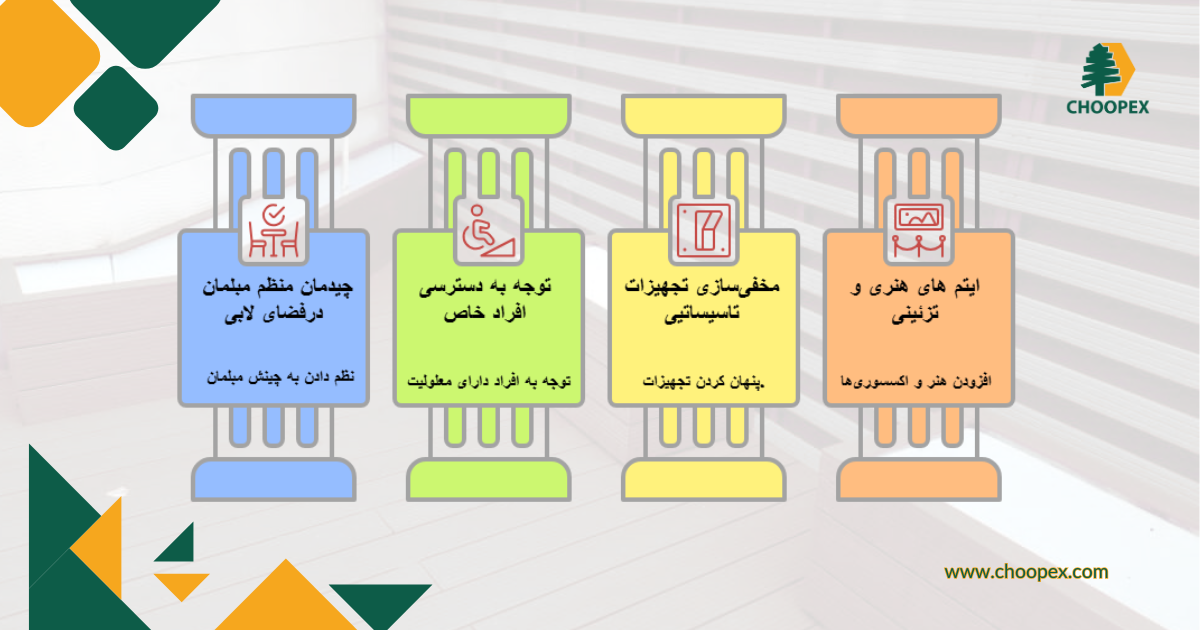 دیزاین لابی آپارتمان
