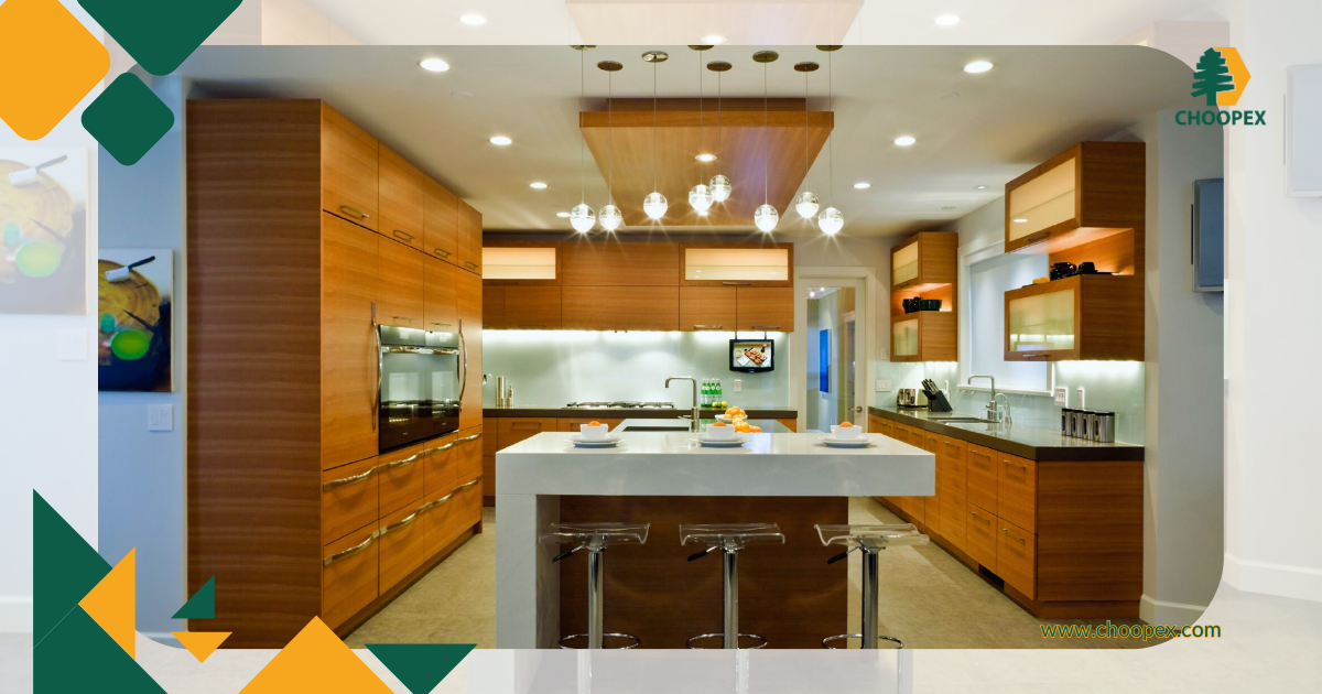 طبقه در سقف کاذب چوبی