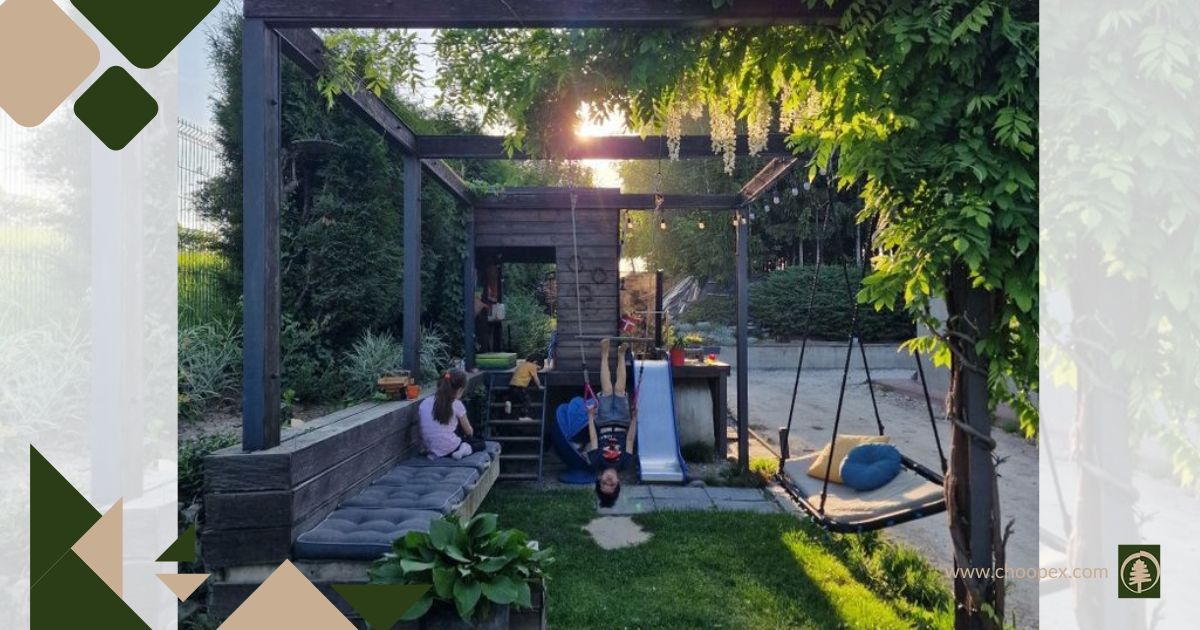 پرگولا در فضای بازی