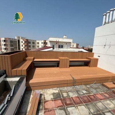 نیمکت چوب پلاست چوپکس با پایه‌های استیل - Copy