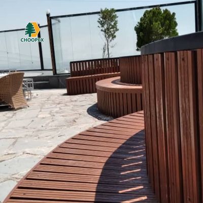 نیمکت چوب پلاست چوپکس برای مجتمع‌های لوکس