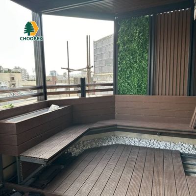نیمکت چوب پلاست چوپکس برای پاسیو خانه